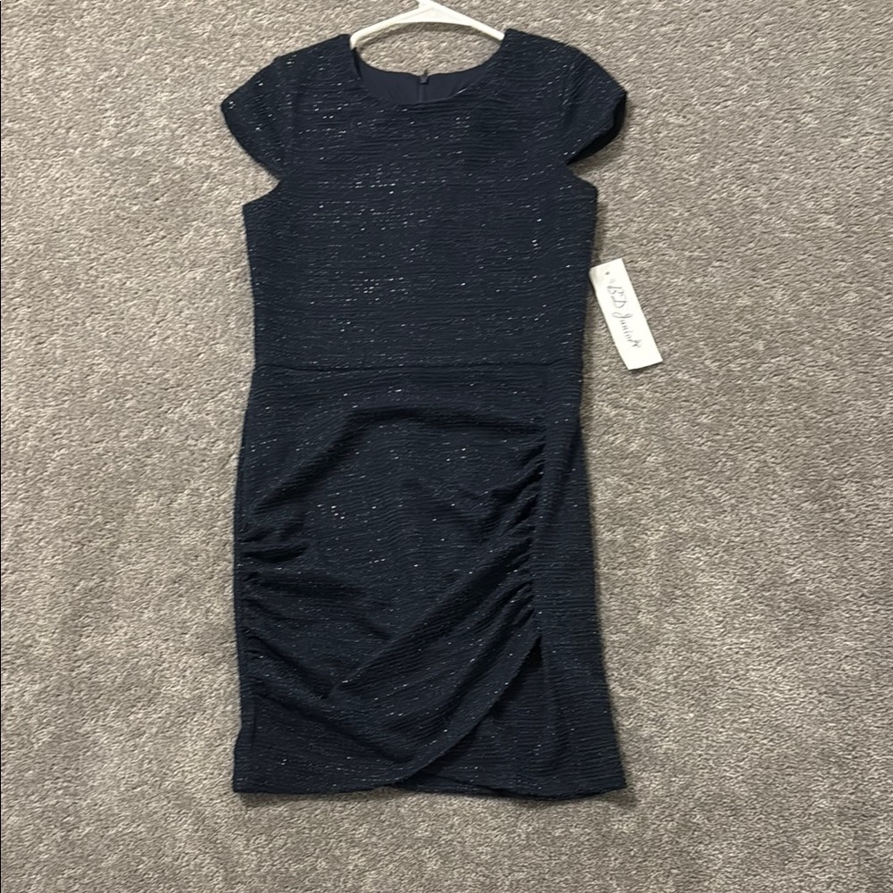 NWT Elegant Navy Blue Dress